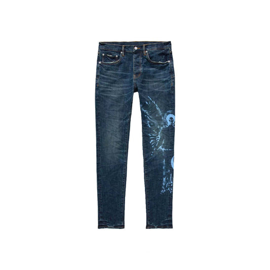 Winged Creature Washed Denim Pants