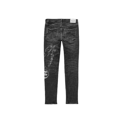 Winged Creature Washed Denim Pants