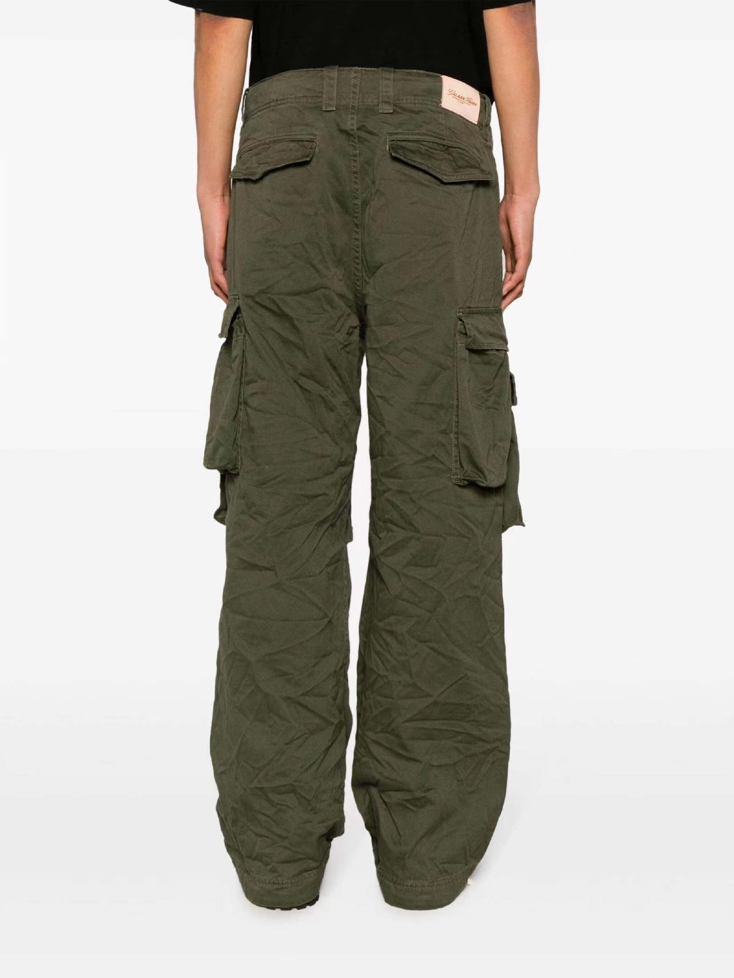 Galaxy Fairy Logo Flared Cargo Pants