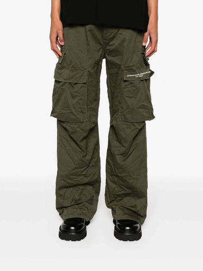 Galaxy Fairy Logo Flared Cargo Pants